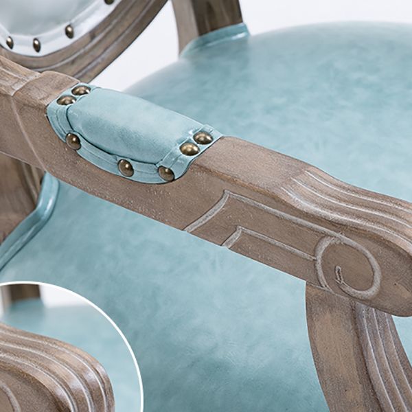 French Country Upholstered Armless Chair Home Solid Wood Dining Chair Clearhalo 'Dining Chairs' 'Dining Tables & Seating' 'dining_chair' 'furn' 'furn_dining_chair' 'Furniture' 'Kitchen & Dining Furniture' 1200x1200_4e4037aa-0e4a-4b5c-bbb4-2da87429003e