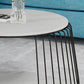 Glam Slate Geometric Coffee Table 17.7" H 1 Single Cocktail Table with Storage Clearhalo 'Coffee & Accent Tables' 'Coffee Tables' 'coffee_tables' 'furn' 'furn_coffee_tables' 'Furniture' 'Living Room Furniture' 1200x1200_4e41c110-a1fa-4bfa-ba6d-ff85b87f888f