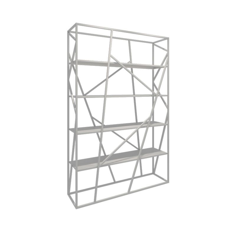 Open Metal Etagere Bookcase Contemporary Rectangular Shelf Bookcase Clearhalo 'Bookcases' 'Furniture' 'furniture_bookcases' 'kitchen' 'kitchen_bookcases' 'Living Room Furniture' 'Office Furniture' 1200x1200_4e423638-ac74-4e40-b9cb-1f952c5d72b8
