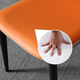 Contemporary Style Wingback Parsons Side Chairs Leather Dining Chairs (Set of 2) Clearhalo ' kitchen&dining_furn' 'Dining Chairs' 'Dining Tables & Seating' 'dining_chair' 'furn' 'furn_dining_chair' 'Furniture' 'furniture_dining_chair' 'Kitchen & Dining Furniture' 'kitchen' 1200x1200_4e4244c0-0976-425c-8da3-cb0a7e49fc13