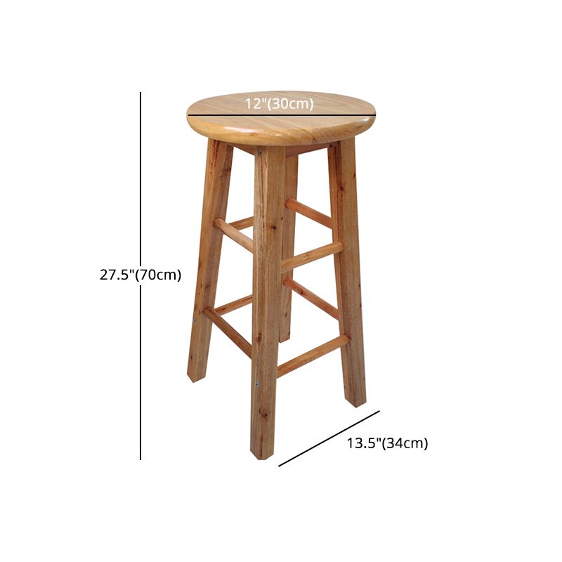 Modern Armless Backless Counter Stool Wood Shop Bar Stool with Pedal Clearhalo 'Bar Furniture' 'Bar Stools' 'bar_stools' 'furn' 'furn_bar_stools' 'furniture_bar_stools' 'Kitchen & Dining Furniture' 'kitchen&dining_furn' 'kitchen' 'kitchen_furn' Furniture' 1200x1200_4e428975-d844-4f9c-b6e4-7cdb45c34c31