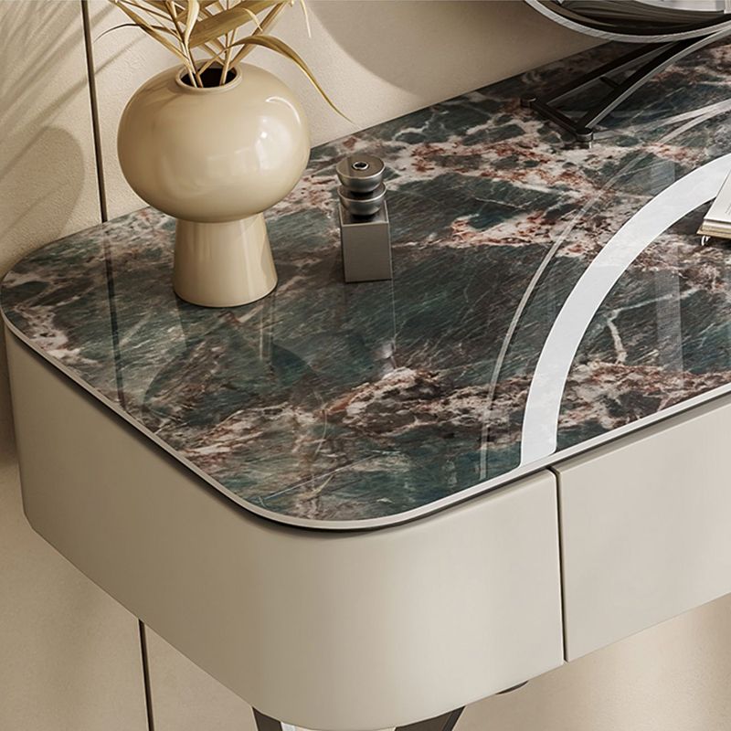 Table de maquillage de vanité en ardoise