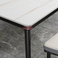 Rectangle Stone Top Dining Table Glam Style Kitchen Dining Table Clearhalo 'Dining Tables & Seating' 'Dining Tables' 'dining_table' 'furn' 'furn_dining_table' 'Furniture' 'Kitchen & Dining Furniture' 1200x1200_4e4a6c52-2d8d-4ee0-a980-1d2c0b860a91