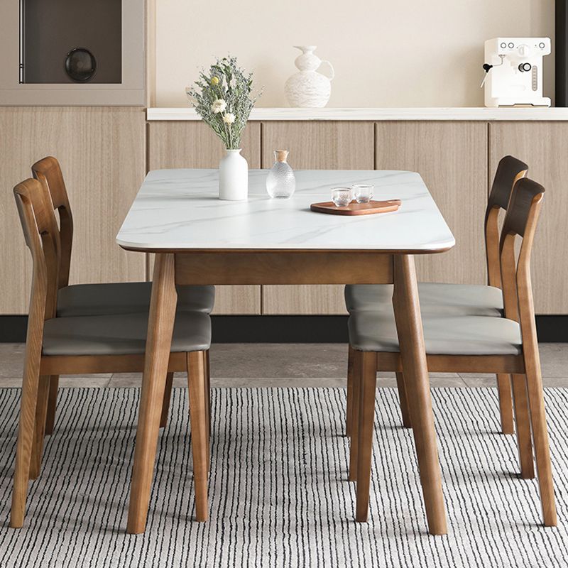 Rectangle Extendable Stone Dining Site Table Traditional Luxury 4 Legs Dinette Table Clearhalo ' dining_table' 'Dining Tables & Seating' 'Dining Tables' 'furn' 'furn_dining_table' 'Furniture' 'furniture_dining_table' 'Kitchen & Dining Furniture' 'kitchen&dining_furn' 'kitchen' 'kitchen_dining_table' 1200x1200_4e4aff1e-15b7-4b20-8538-652bd8b55ed3