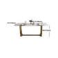 Traditional Luxury Table White Stone Rectangle Dining Table for Home Clearhalo 'Dining Tables & Seating' 'Dining Tables' 'dining_table' 'furn' 'furn_dining_table' 'Furniture' 'Kitchen & Dining Furniture' 1200x1200_4e4b6406-2b2a-4327-8176-e71140985fe2