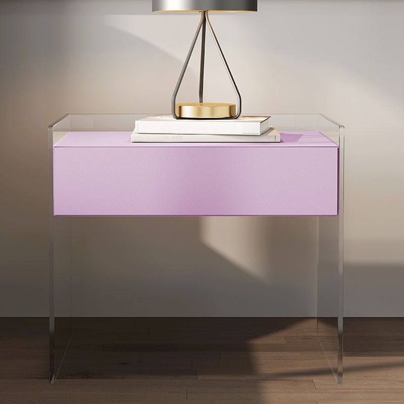 Mesa de almacenamiento de cajones modernos de madera sólida 1 Cajón de cajones de la cama de cajón