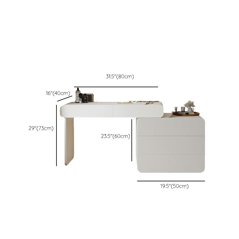 Moderne beleuchtete Spiegel Waschtische Schlafzimmer Make -up Eitelkeitstisch Tisch mit Schublade