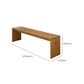 Contemporary Solid Wood Bench Home Rectangle Seating Bench with Legs Clearhalo 'Benches' 'Chairs & Seating' 'furn' 'furn_benches' 'Furniture' 'Living Room Furniture' 1200x1200_4e51ccc7-7fd7-4733-a56d-bb6e682fa93f