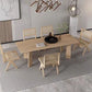 Modern Rectangle Dinette Set 1/2/4/5/6/7 Pieces Indoor Solid Wood Dining Table Set Clearhalo 'Dining Room Sets' 'Dining Tables & Seating' 'dining_room_set' 'furn' 'furn_dining_room_set' 'Furniture' 'Kitchen & Dining Furniture' 1200x1200_4e52e0fa-10ec-475b-b31b-f91bfcf82025