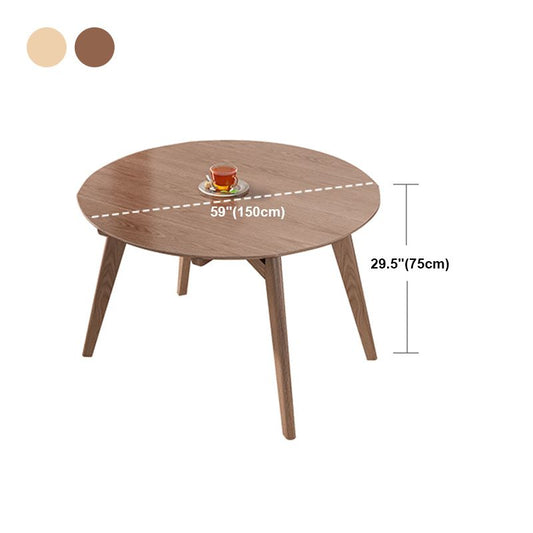 Solid Wood Dining Table Modern Brown 4 Legs Dining Table for Home Use Clearhalo 'Dining Tables & Seating' 'Dining Tables' 'dining_table' 'Furniture' 'furniture_dining_table' 'Kitchen & Dining Furniture' 'kitchen' 'kitchen_dining_table' 1200x1200_4e547be5-4776-4ac6-8d13-79e9b502bb16