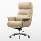 Sedia da scrivania in pelle finta moderna sedia da braccio imbottito con ruote