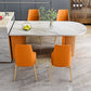 Metal Traditional Luxury Free Form Indoor Table Sintered Stone Table for Kitchen and Dining Room Clearhalo ' dining_table' 'Dining Tables & Seating' 'Dining Tables' 'furn' 'furn_dining_table' 'Furniture' 'furniture_dining_table' 'Kitchen & Dining Furniture' 'kitchen&dining_furn' 'kitchen' 'kitchen_dining_table' 1200x1200_4e572c0c-feaf-4383-84a5-480911e12615