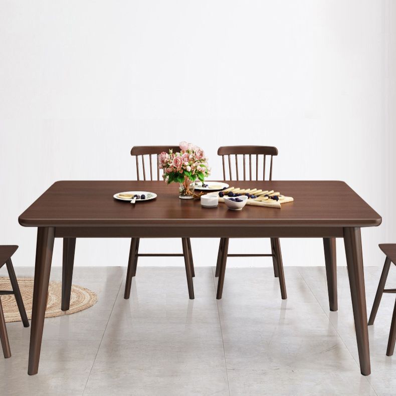 Minimalist Solid Wood Dining Set with Oak Wood Dining Table and Chairs Clearhalo 'Dining Room Sets' 'Dining Tables & Seating' 'dining_room_set' 'furn' 'furn_dining_room_set' 'Furniture' 'furniture_dining_room_set' 'Kitchen & Dining Furniture' 'kitchen&dining_furn' 'kitchen' 1200x1200_4e584902-987f-4e71-8fe0-c8460c650b71