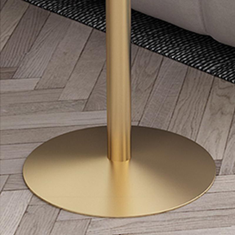 Glam Style Bar Table 42-inch Height Artificial Marble Top and Iron Pedestal Pub Table Clearhalo 'Bar Furniture' 'Bar Tables' 'bar_tables' 'furn' 'furn_bar_tables' 'Furniture' 'furniture_bar_tables' 'Kitchen & Dining Furniture' 1200x1200_4e59ac4d-2e35-43ac-9d02-b46d3202850c
