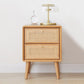 Modern Bed Nightstand Solid Wood Bedside Cabinet with 2 Drawers Clearhalo 'Bedroom Furniture' 'furn' 'furn_night_stand' 'Furniture' 'night_stand' 'Nightstands' 1200x1200_4e5ce503-f5bb-4120-b08d-634980b37bb4