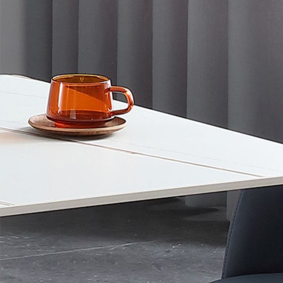 Industrial Square Dinner Table Sintered Stone Table with Metal Base for Home Clearhalo ' dining_table' 'Dining Tables & Seating' 'Dining Tables' 'furn' 'furn_dining_table' 'Furniture' 'furniture_dining_table' 'Kitchen & Dining Furniture' 'kitchen&dining_furn' 'kitchen' 'kitchen_dining_table' 1200x1200_4e5dff57-cec3-4d89-8a61-adcb02d4f896