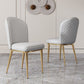 Glam Faux Leather Dining Chair Upholstered Armless Dining Chairs for Restaurant Use Clearhalo 'Dining Chairs' 'Dining Tables & Seating' 'dining_chair' 'furn' 'furn_dining_chair' 'Furniture' 'Kitchen & Dining Furniture' 1200x1200_4e5ec1eb-7e78-462e-8d65-0e219f83883b