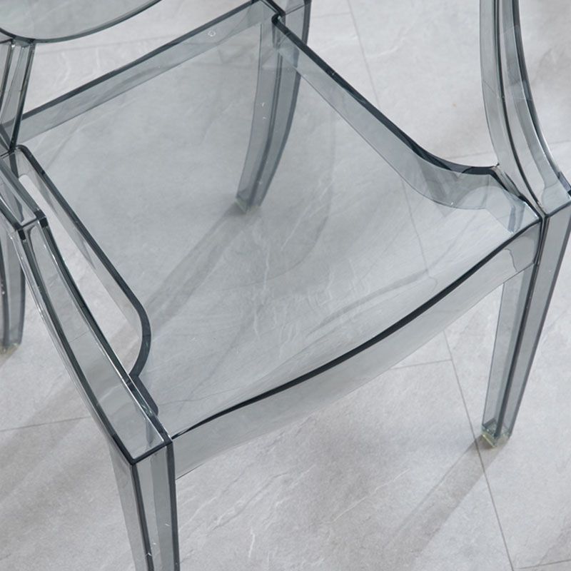 Scandinavian Arm Plastic Side Chairs for Home Open Back Side Chair Clearhalo 'Dining Chairs' 'Dining Tables & Seating' 'dining_chair' 'Furniture' 'furniture_dining_chair' 'Kitchen & Dining Furniture' 1200x1200_4e5eeb13-f856-4969-8627-dc8929b38c80