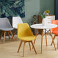 Scandinavian Home Side Chair Indoor Solid Back Plastic Dining Room Chair with Wood Legs Clearhalo ' kitchen&dining_furn' 'Dining Chairs' 'Dining Tables & Seating' 'dining_chair' 'Furniture' 'furniture_dining_chair' 'Kitchen & Dining Furniture' 'kitchen' 1200x1200_4e60c4ae-2e21-491a-aaa8-7e89c10cccf0
