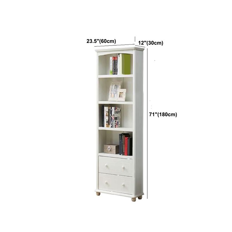 Scandinavian Wood Bookshelf Home Office Closed Back Bookcase Clearhalo 'Bookcases' 'furn' 'furn_bookcases' 'Furniture' 'Office Furniture' 1200x1200_4e61b80e-8ad1-4280-88e1-fd46d89123e2