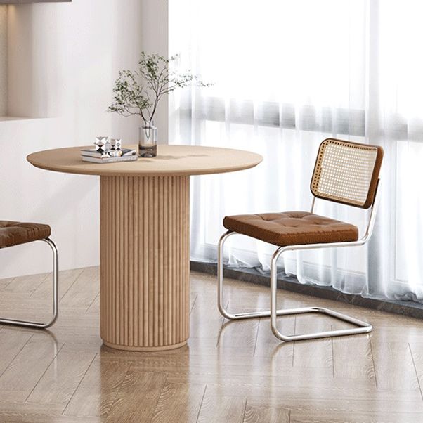 Pine Wood Table for Restaurant Modern Round Dining Table with Pedestal Base Clearhalo ' dining_table' 'Dining Tables & Seating' 'Dining Tables' 'furn' 'furn_dining_table' 'Furniture' 'furniture_dining_table' 'Kitchen & Dining Furniture' 'kitchen&dining_furn' 'kitchen' 'kitchen_dining_table' 1200x1200_4e627847-8764-47b5-a930-f6d41ad53046