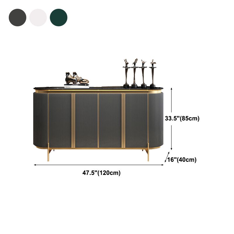 Porta contemporanea in pietra contemporanea armadio per la sala da pranzo sideboard