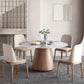Scandinavian Sintered Stone Table Set of 5/7 with Round Table Dining Set with Leather Chairs Clearhalo 'Dining Room Sets' 'Dining Tables & Seating' 'dining_room_set' 'furn' 'furn_dining_room_set' 'Furniture' 'furniture_dining_room_set' 'Kitchen & Dining Furniture' 'kitchen&dining_furn' 'kitchen' 1200x1200_4e67c157-2fd5-4799-8f72-e42ba3d4b3e4
