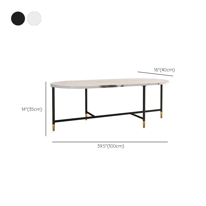 Round Marble Top Coffee Table Glam 4 Legs Coffee Cocktail Table Clearhalo 'Coffee & Accent Tables' 'Coffee Tables' 'coffee_tables' 'furn' 'furn_coffee_tables' 'Furniture' 'Living Room Furniture' 1200x1200_4e6b5d87-c112-4087-a71b-58b360feee32
