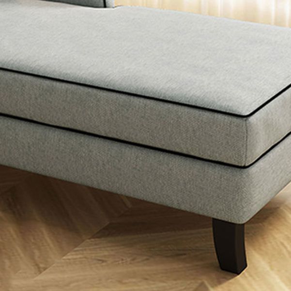 Traditional Linen Accent Chair One Armed Chaise Lounge Couch Clearhalo 'Chairs & Seating' 'Chaise Lounge' 'chaise_lounge' 'furn' 'furn_chaise_lounge' 'Furniture' 'Living Room Furniture' 1200x1200_4e6c4ba5-2345-4d1a-874d-c0208f83f427