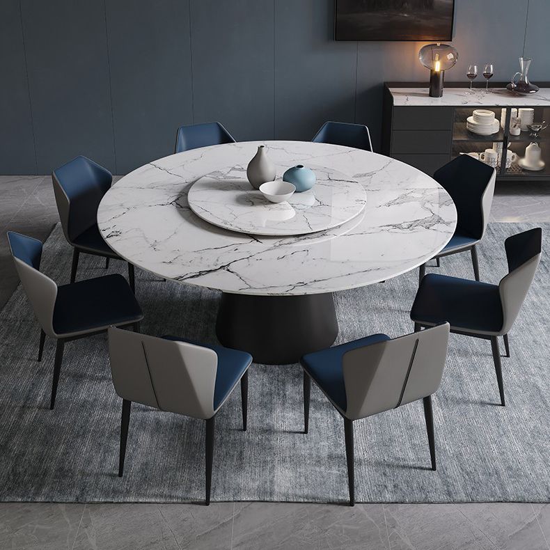 Modern 1/4/7/9/11 Pieces Dining Set Round Sintered Stone Dining Table Set Clearhalo 'Dining Room Sets' 'Dining Tables & Seating' 'dining_room_set' 'furn' 'furn_dining_room_set' 'Furniture' 'furniture_dining_room_set' 'Kitchen & Dining Furniture' 1200x1200_4e6c59b4-3345-4830-823b-3706f921db8c