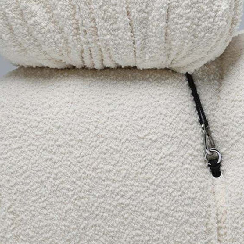 Tufted Cream 2-3-Seater Sofa Contemporary Pillow Top Arm Sofa