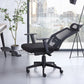 Modern Office Chair Fixed Arms Adjustable Seat Height Desk Chair with Wheels Clearhalo 'furn' 'furn_office_chair' 'Furniture' 'Office Chairs' 'Office Furniture' 'office_chair' 1200x1200_4e6e5823-1b39-473d-95cf-de0480a52006