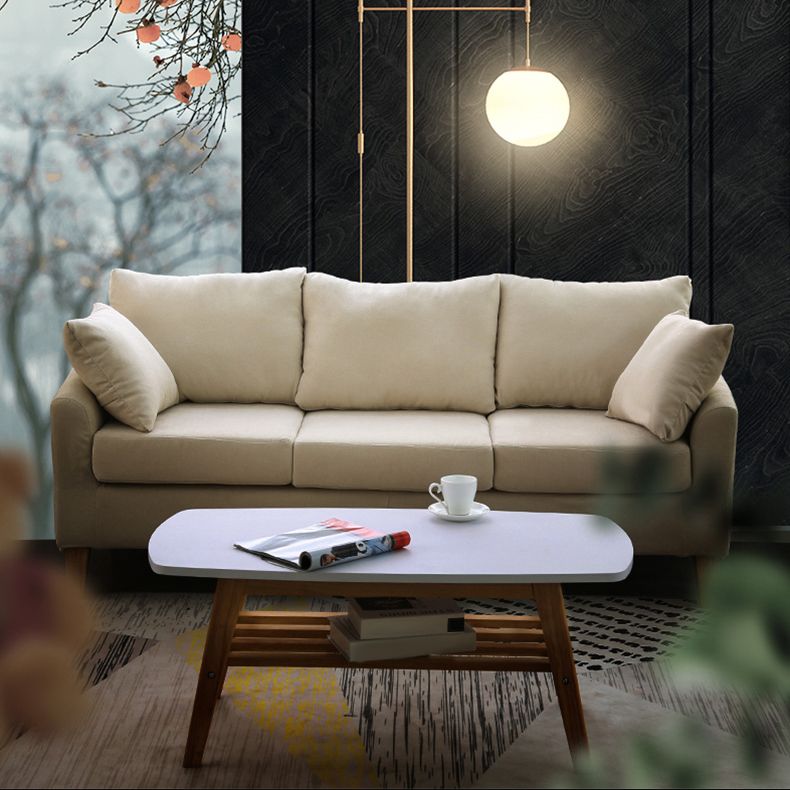 Scandinavian Pillow Top Arm Sofa with Sewn Pillow Back for Apartment Clearhalo 'Furniture' 'furniture_sofas' 'kitchen' 'kitchen_sofas' 'Living Room Furniture' 'Sofa' 'sofas' 1200x1200_4e74c2af-f444-47a6-a9ca-8b4eb52b4626