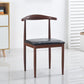 Modern Style Kitchen Leather Dining Chair Ladder Back Side Chair of 16" Wide with Metallic Base Clearhalo ' kitchen&dining_furn' 'Dining Chairs' 'Dining Tables & Seating' 'dining_chair' 'furn' 'furn_dining_chair' 'Furniture' 'furniture_dining_chair' 'Kitchen & Dining Furniture' 'kitchen' 1200x1200_4e7760dc-0159-4ef9-a96f-d522a91da2ff