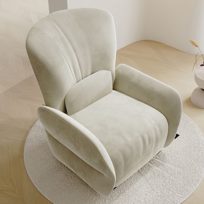 Power Recliner with Swivel Base 3.4" Wide Microsuede Recliners Clearhalo 'Chairs & Seating' 'furn' 'furn_recliners' 'Furniture' 'Living Room Furniture' 'Recliners' 1200x1200_4e7b6bb9-8580-4bea-8e8d-fdddcdcde9c8