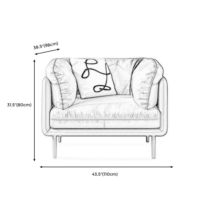 Faux Leather Tight Back Settee Modern Square Arm Couch in Black/Brown/Gray Clearhalo 'furn' 'furn_sofas' 'Furniture' 'furniture_sofas' 'Living Room Furniture' 'Sofa' 'sofas' 1200x1200_4e7ce426-3d59-49c5-8e92-c07f25aa8328