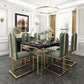 Metal Traditional Luxury Rectangle Indoor Table Sintered Stone Table with Metal Legs Clearhalo ' dining_table' 'Dining Tables & Seating' 'Dining Tables' 'furn' 'furn_dining_table' 'Furniture' 'furniture_dining_table' 'Kitchen & Dining Furniture' 'kitchen&dining_furn' 'kitchen' 'kitchen_dining_table' 1200x1200_4e7dd5da-ae9e-442a-aed5-2870b4e61c95