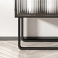 36 '' Höhe Sideboard Tischglas Zwei Türen Buffet -Server für Wohnzimmer