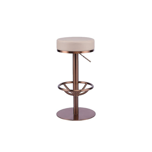 Tabouret de bar en cuir industriel tabouret de comptoir arrière réglable pour Bristol