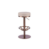 Tabouret de bar en cuir industriel tabouret de comptoir arrière réglable pour Bristol