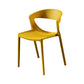Scandinavian Style Open Back Dining Side Chair Plastic Dining Armless Chair for Home Clearhalo ' kitchen&dining_furn' 'Dining Chairs' 'Dining Tables & Seating' 'dining_chair' 'furn' 'furn_dining_chair' 'Furniture' 'furniture_dining_chair' 'Kitchen & Dining Furniture' 'kitchen' 1200x1200_4e83a233-ea97-4d4c-8e80-336ba56b7e75