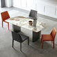 Modern Sintered Stone Dining Round Table Set 1/4/5 Pieces Dining Set