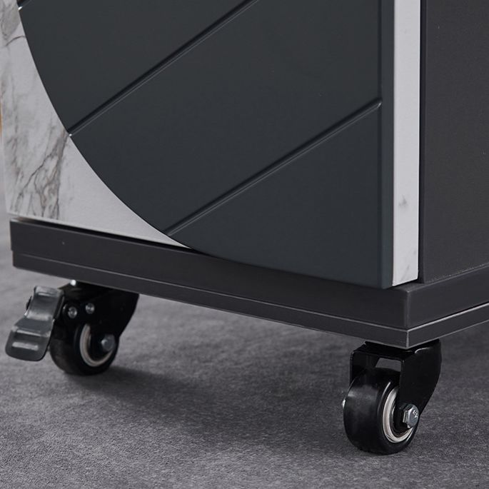 Tableau de sites à manger de base de meubles de style moderne, 59 "L x 31,5" W x 29,3 "H