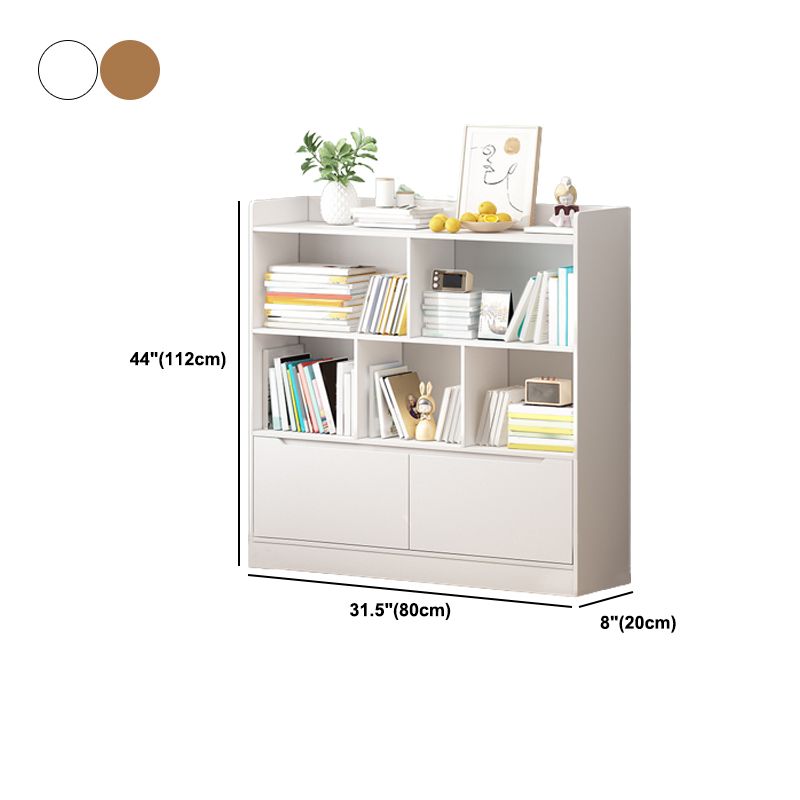 Ingeniero escandinavo Wood Bookshelf 7.8 "W Bookshelf for Home