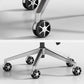 Silla moderna sin brazos para gerentes, silla de oficina de altura ajustable con ruedas