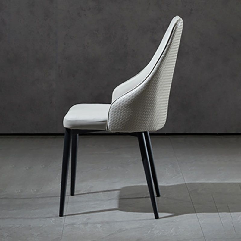 Contemporary Dining Chairs Kitchen Armless Chairs with Metal Legs Clearhalo 'Dining Chairs' 'Dining Tables & Seating' 'dining_chair' 'furn' 'furn_dining_chair' 'Furniture' 'furniture_dining_chair' 'Kitchen & Dining Furniture' 1200x1200_4e9239ee-1ad5-464a-9a7b-2d45da838fde