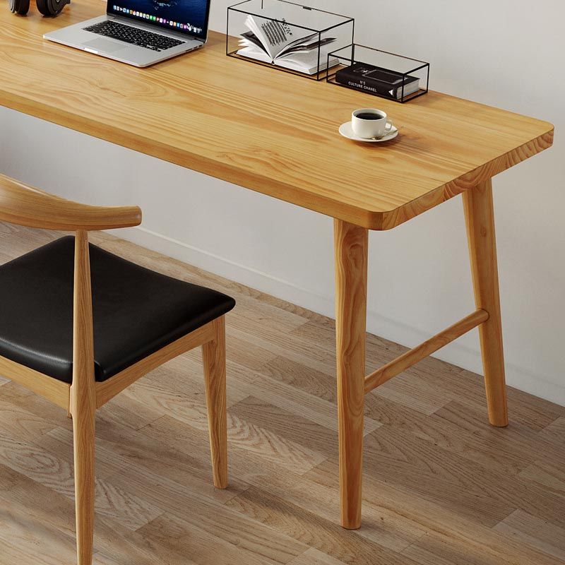Modern Rectangular Writing Desk Wooden Home Use Office Desk with H-Shape Base Clearhalo 'furn' 'furn_office_desk' 'Furniture' 'Office Desks' 'Office Furniture' 'office_desk' 1200x1200_4e927f6d-b2a6-42d9-9832-d23c9b465c82