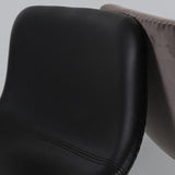 Nordic Low Back Counter Bar Stool Plastic Bar Stool with Metal Legs for Home