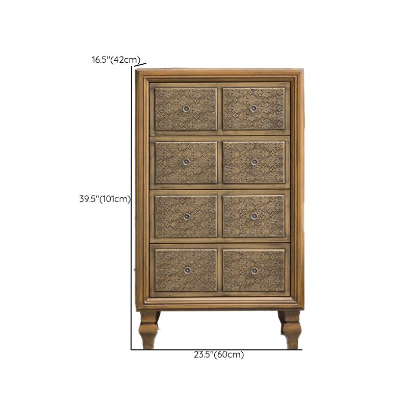 Traditional Storage Chest Solid Wood Storage Chest Dresser with 3/5/4 Drawers