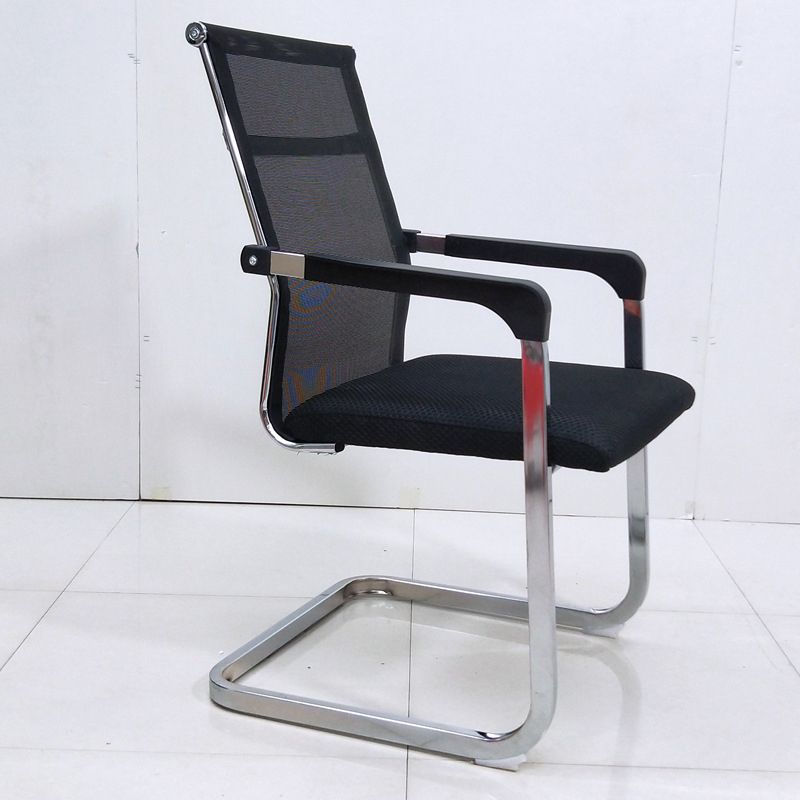 Contemporary Ergonomic Office Chair No Wheels Fixed Arms Task Chair Clearhalo 'furn' 'furn_office_chair' 'Furniture' 'Office Chairs' 'Office Furniture' 'office_chair' 1200x1200_4e94f307-caba-4dd4-82e5-2ab7705ac362